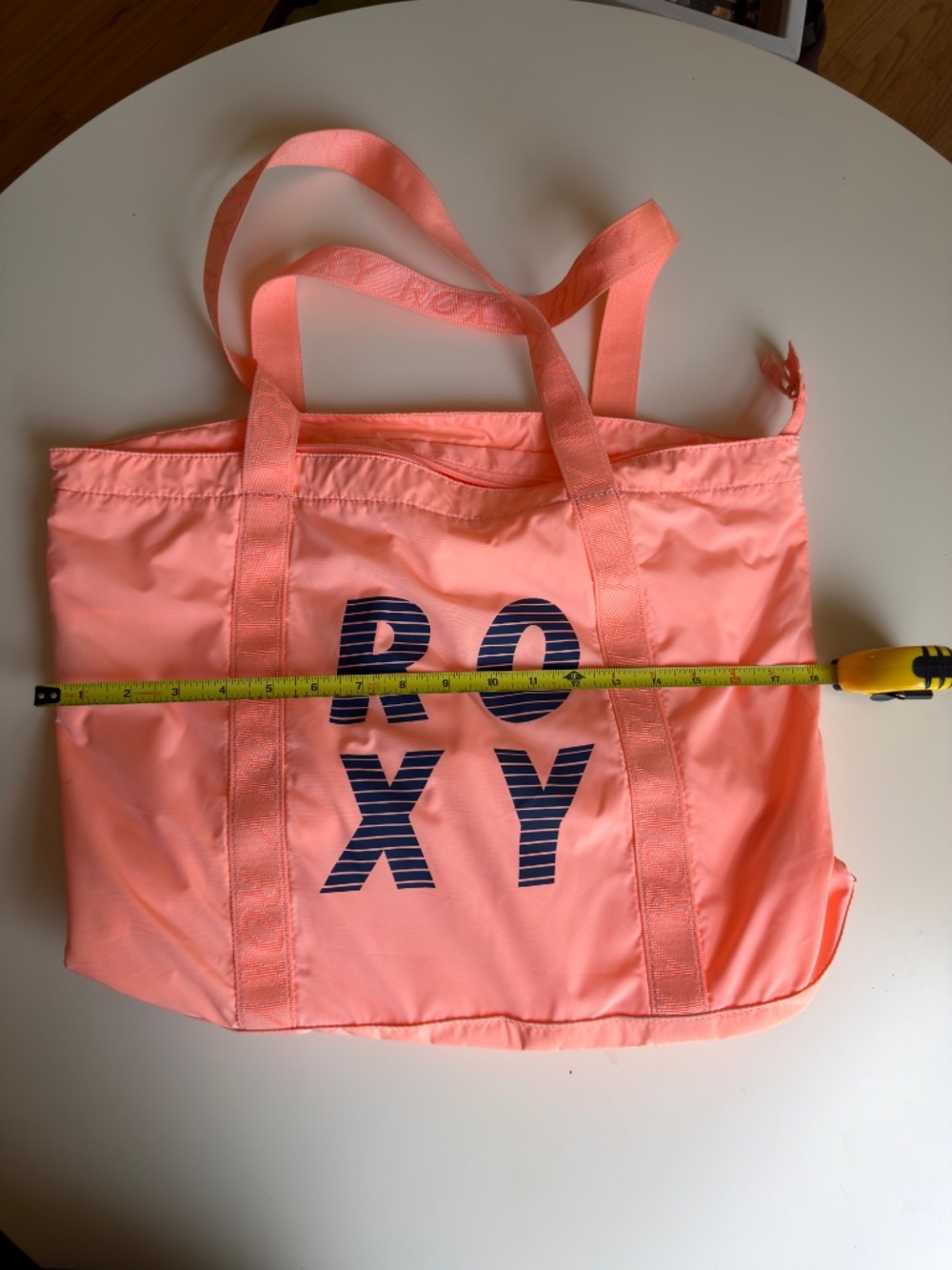 Roxy Lightweight Peach Tote - Picture 6 of 13
